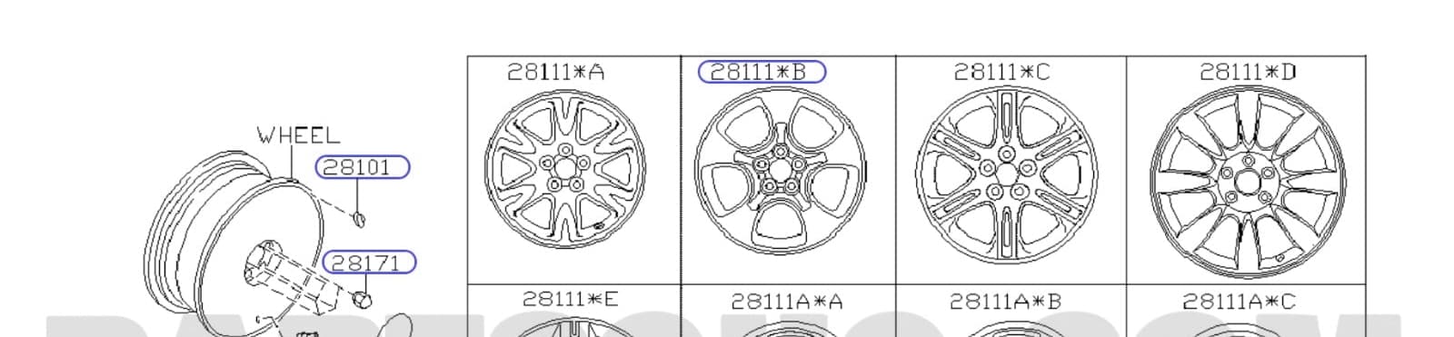 image from The best-looking wheels for the Forester SG